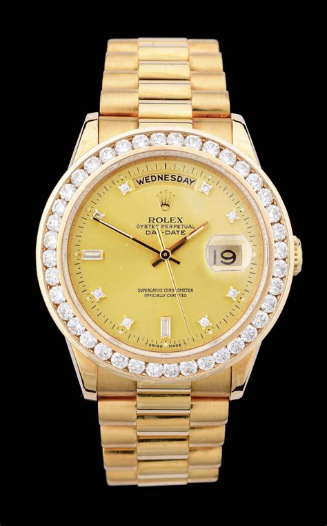 rolex 18238 diamond dial|Rolex day date president 18238.